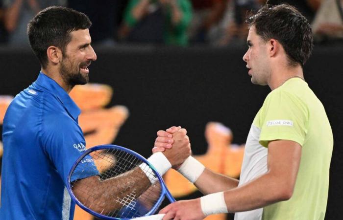 Novak Djokovic sur le défi de jouer contre un adversaire prometteur