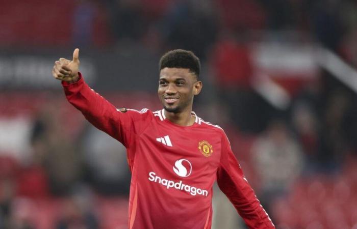 Auteur d’un triplé en 12 minutes, Amad Diallo sauve Manchester United contre Southampton