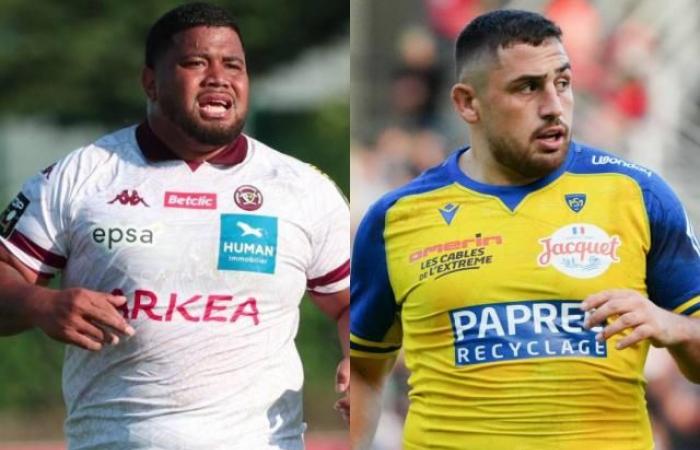 Taufa (Bordeaux) et Akhaladze (Clermont), suspendus trois et quatre semaines (Rugby)