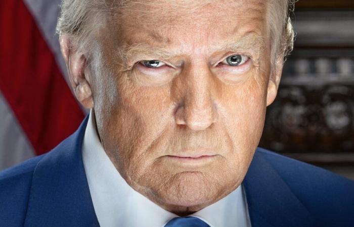 Le portrait officiel de Donald Trump dévoilé