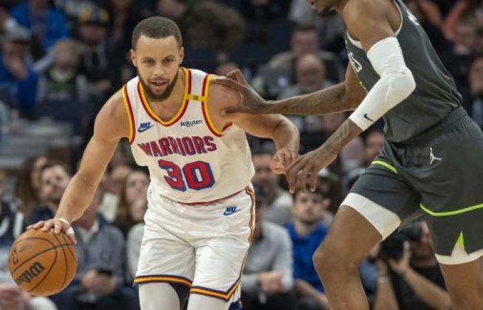 Stephen Curry et les Warriors s’échappent in extremis au Minnesota • Basket USA