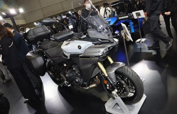 Yamaha a présenté la nouvelle Tracer 9GT en direct à Tokyo.