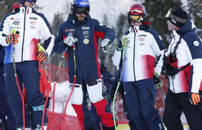 Cyprien Sarrazin rassure ses coéquipiers de l’équipe de France