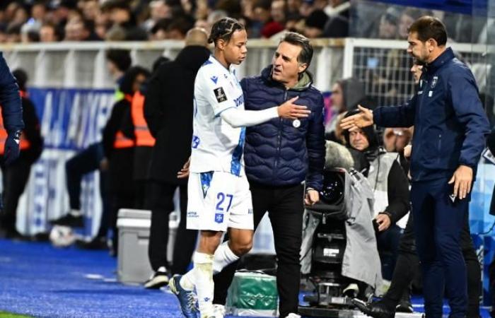 Kévin Danois toujours absent avec Auxerre, Gabriel Osho a repris