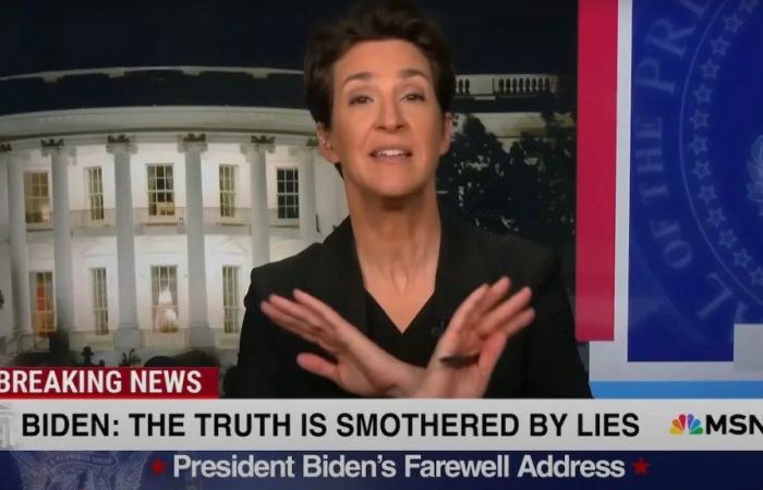 Rachel Maddow dit que l’avertissement d’adieu de Biden concernant l’oligarchie imminente « m’a fait froid dans le dos » parce que « il a raison »