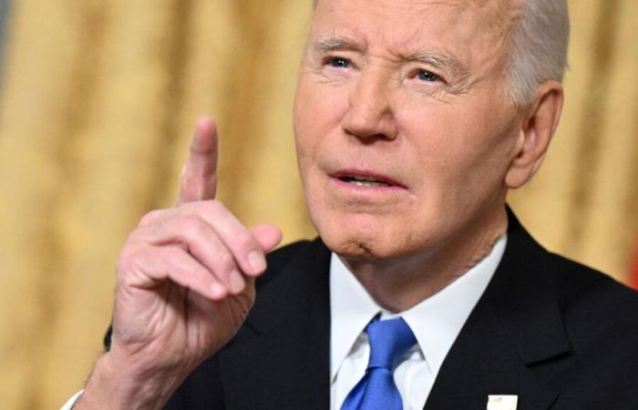 dans un message d’adieu, Biden s’exprime sur plusieurs sujets qui “l’inquiètent énormément”