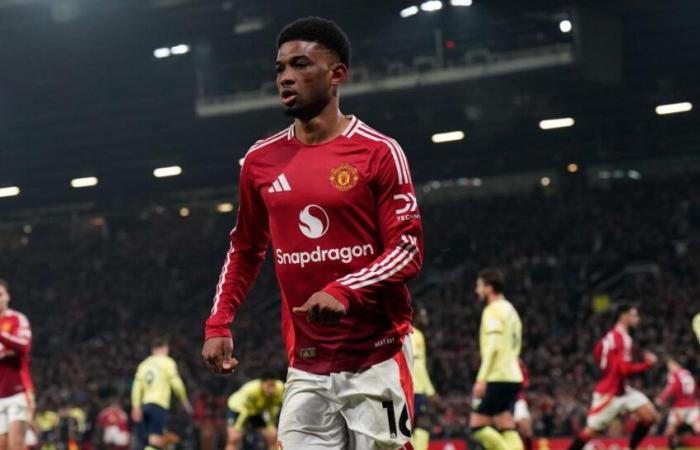 Grâce à Amad Diallo, auteur d’un triplé, Manchester United renverse Southampton !