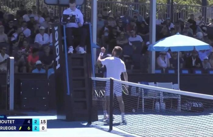 Corentin Moutet vilipende l’arbitre et interrompt son match contre Mitchell Krueger [vidéo] – Vidéo de tennis