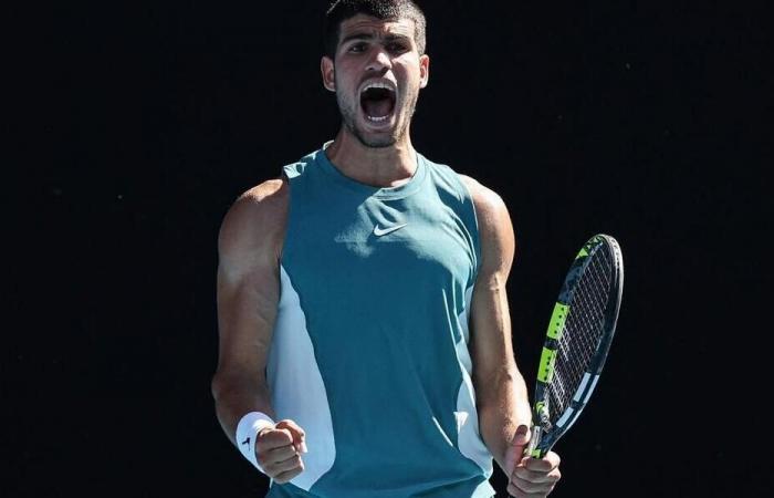 Open d’Australie. Carlos Alcaraz concède son premier set du tournoi mais se qualifie en