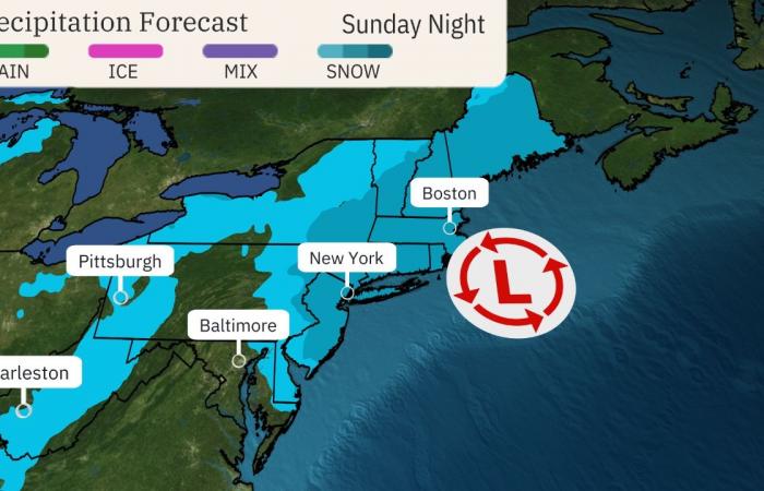 La neige du nord-est aura un impact sur des millions de personnes ce week-end