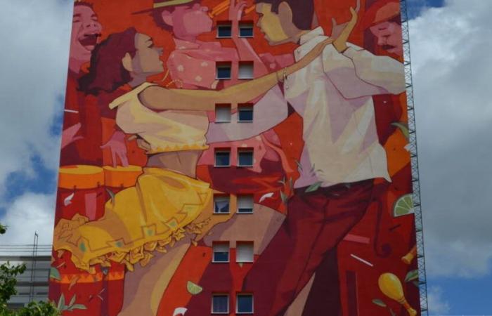 Dijon. Cette fresque dijonnaise en compétition pour remporter le street art d’or