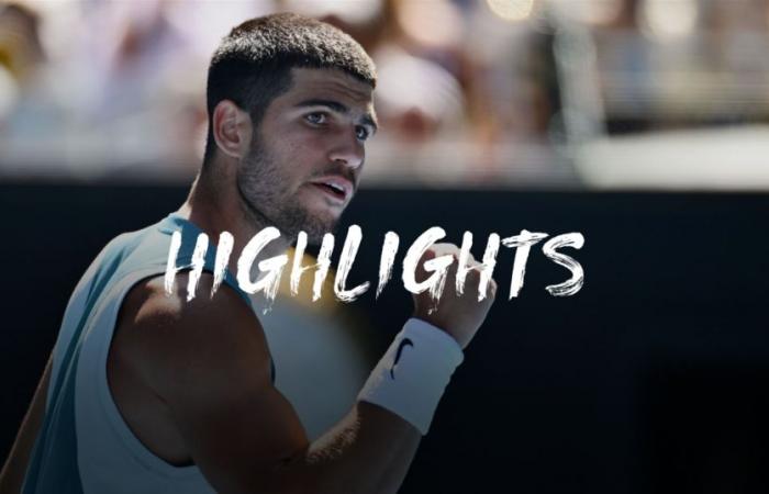 Open d’Australie | 3ème tour | Nuno Borges – Carlos Alcaraz : moments forts du match – Tennis Vidéo