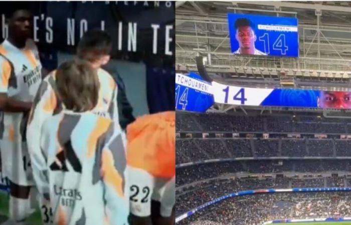 Grands sifflets au Santiago Bernabeu à l’annonce du nom de Tchouameni