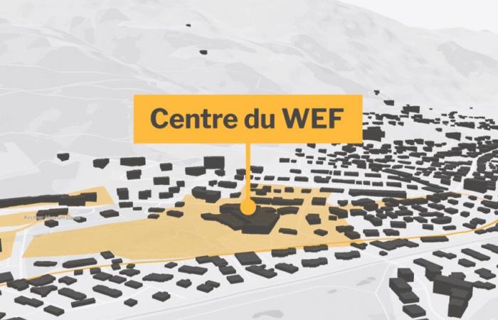 WEF 2025 : Découvrez Davos transformé en forteresse en 3D