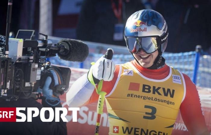 Odermatt à côté du podium – Von Allmen triomphe au Super-G de Wengen, Rogentin troisième – Sport