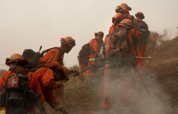 Incendies à Los Angeles : des détenus renforcent les pompiers