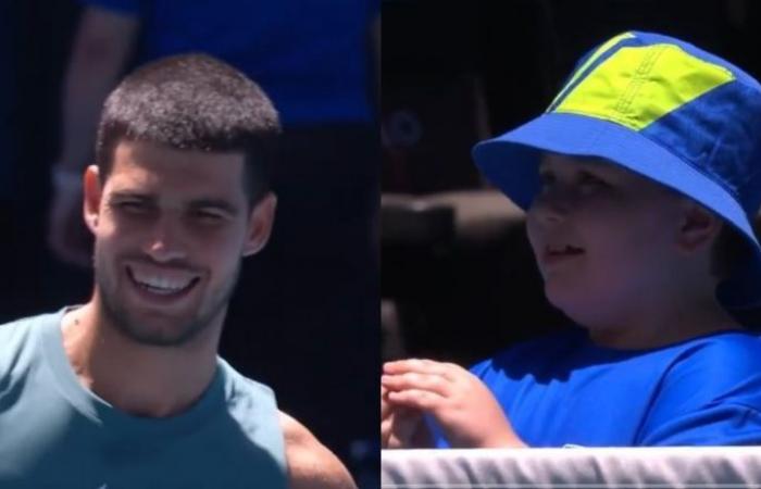 Tennis. Open d’Australie – John, le jeune fan de Carlos Alcaraz illumine Melbourne