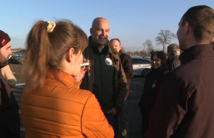 élections des chambres d’agriculture, le numéro un de la FNSEA en campagne électorale dans la Creuse