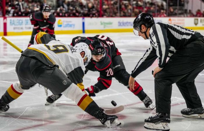 Les Hurricanes attendent les Golden Knights pour un duel de puissance