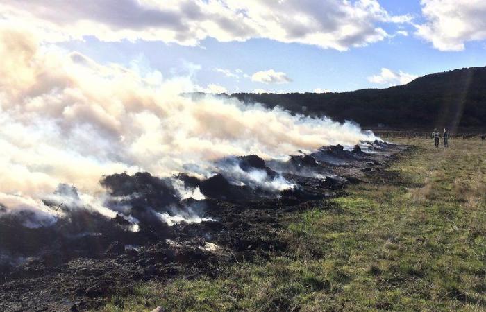 les pompiers doivent intervenir à La Brousse