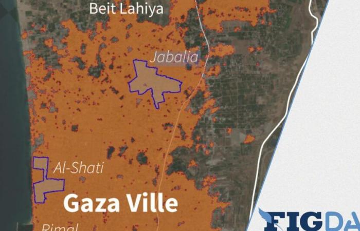 60% des bâtiments sont endommagés ou détruits dans l’enclave palestinienne