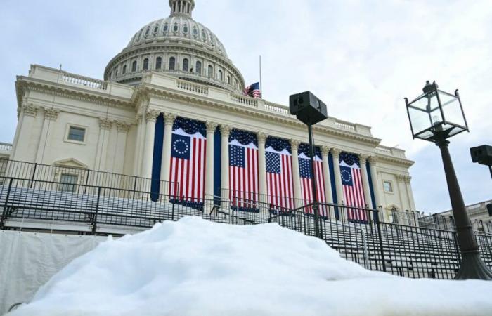 Le froid polaire perturbe la cérémonie d’investiture de Trump