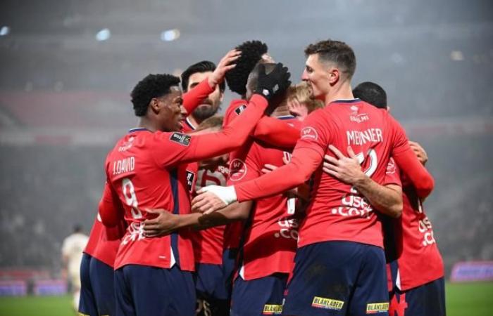 Étourdissant contre Nice, Lille enchaîne un 21e match sans défaite et monte sur le podium de Ligue 1