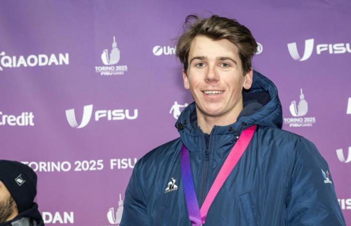 Jonas Skabar remporte le bronze en Super-G