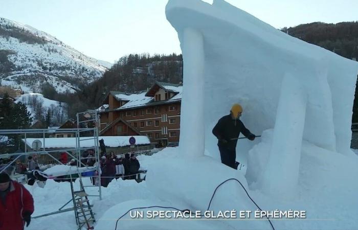 Un spectacle figé et éphémère – JT de 13h