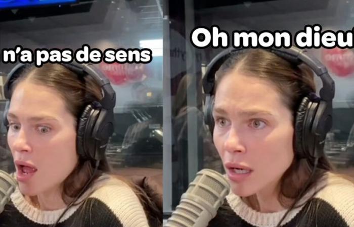 Maripier Morin n’arrive pas à croire ce que dit cet auditeur