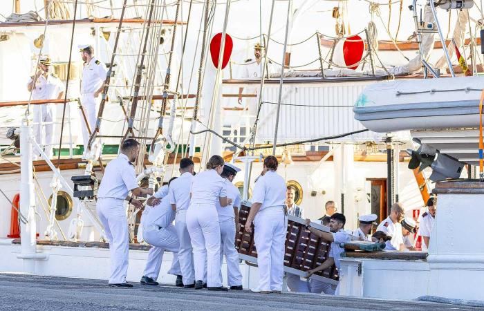 Première escale à Tenerife pour la princesse Leonor au début de son tour du monde