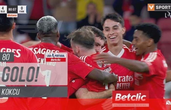 c’était le quatrième but de Benfica – Vidéos