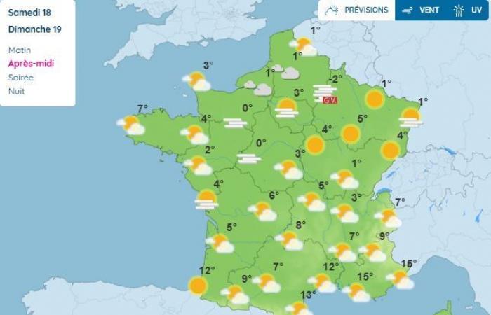 samedi ensoleillé et frais, ciel voilé dimanche en Occitanie