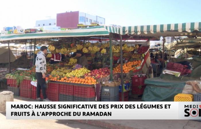 hausse significative des prix des fruits et légumes à l’approche du Ramadan