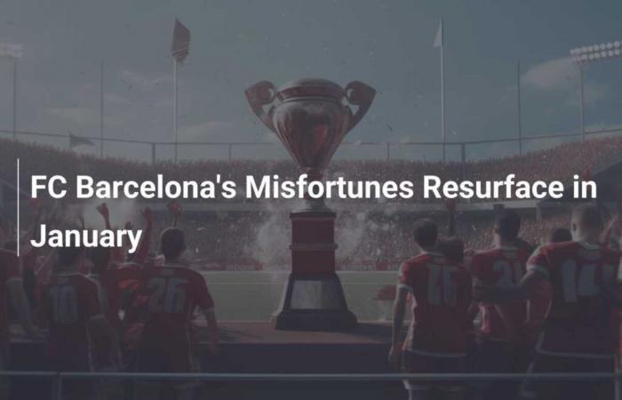 Les malheurs du FC Barcelone réapparaissent en janvier