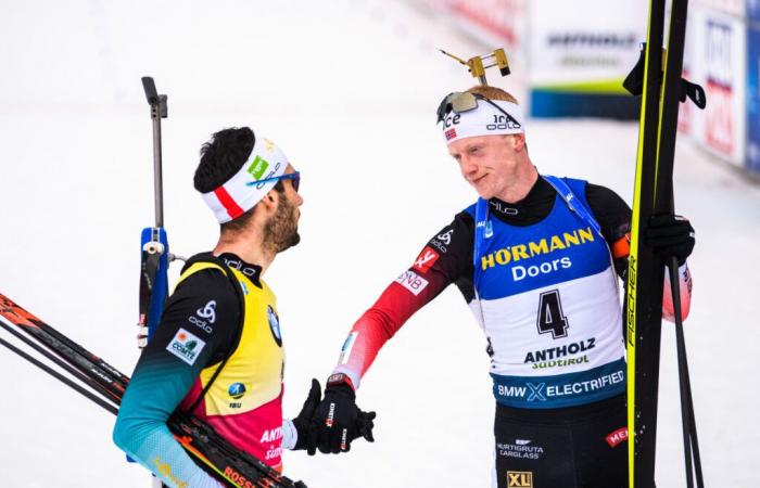 L’hommage de Martin Fourcade à Johannes Boe