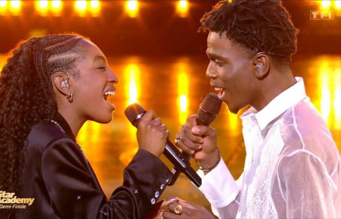 Star Academy 2024 – Ebony et Franck chantent « Parce que c’est toi » d’Axel Red – TF1+