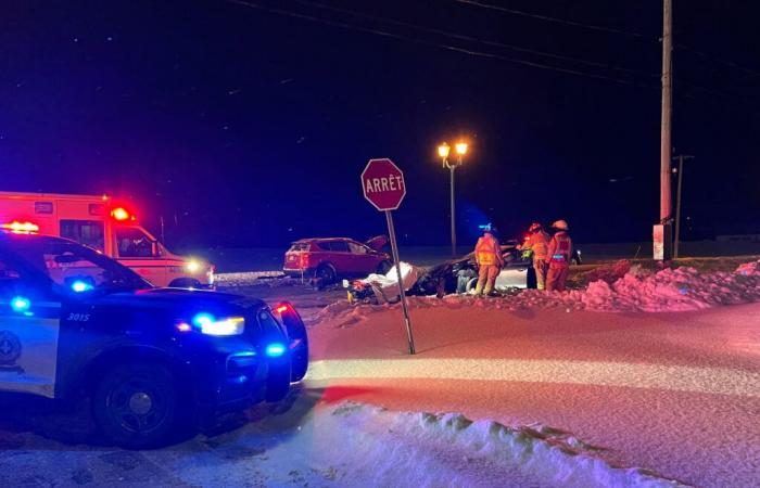 Deux blessés dans une collision impliquant trois véhicules