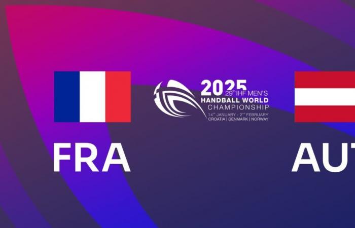 France – Autriche (Tour préliminaire du Championnat du monde de handball masculin) – Championnat du monde de handball masculin 2025