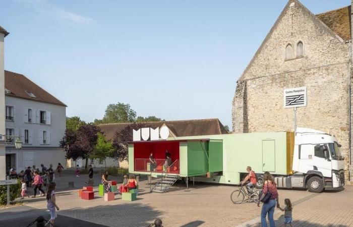 Vous pouvez voir des œuvres du Centre Pompidou dans un camion-musée qui sillonne les Pays de la Loire