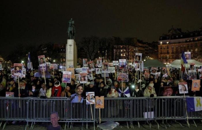 rassemblement à Paris pour les otages, entre « soulagement » et « angoisse »