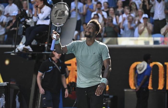 à 38 ans, l’étonnant Gaël Monfils se qualifie pour les huitièmes de finale de l’Open d’Australie