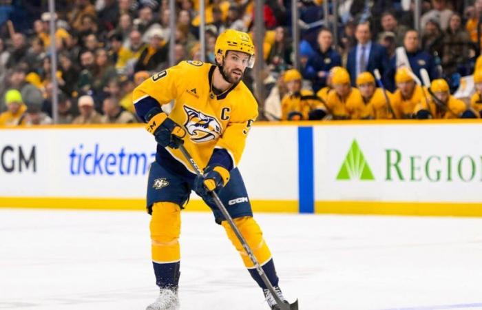 Victoire et étoile pour Roman Josi, double passeur dans la LNH