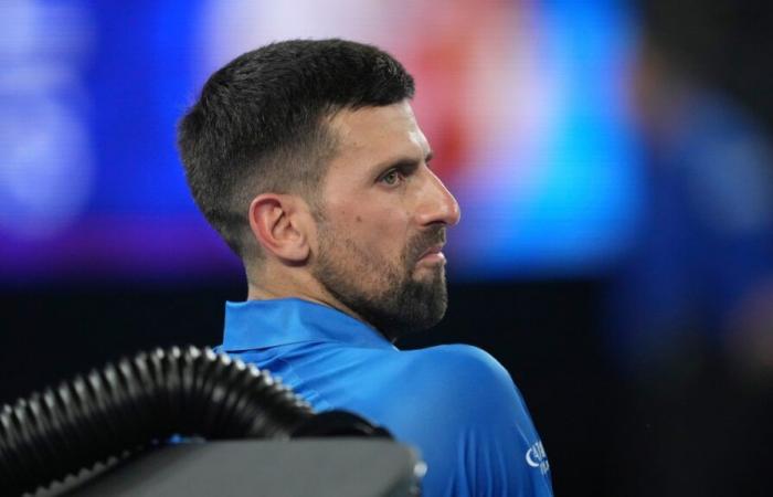 Novak Djokovic quitte le terrain sans donner d’interview