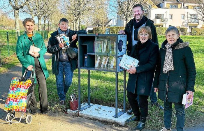 A Saint-Avé, trois nouvelles boîtes à livres installées sur la commune