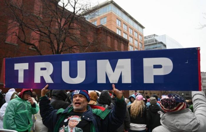 Trump organise un rassemblement à la Capital One Arena