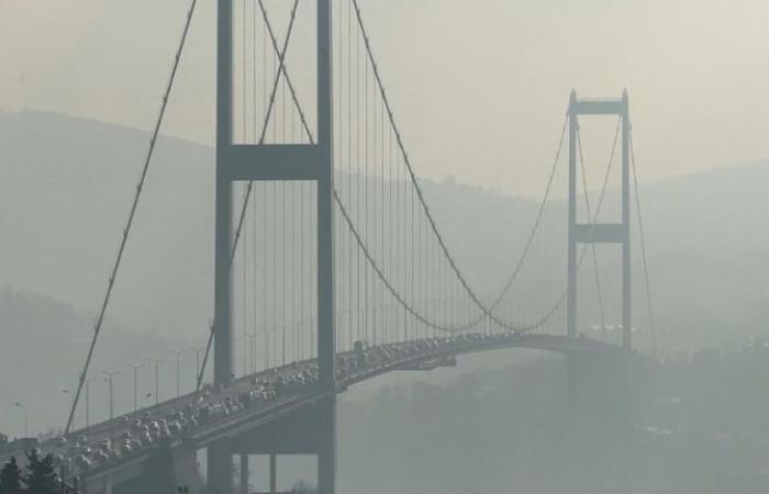 Le brouillard est efficace à Istanbul National News Düzce Tv