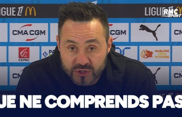 « L’arbitrage ? Je ne comprends pas», acerbe De Zerbi – RMC Sport