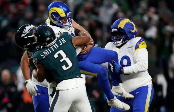 Comment les Rams ont échoué contre les Eagles lors d’une défaite enneigée en ronde de division de fin de saison : points à retenir