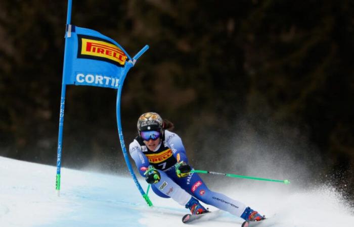 Federica Brignone intouchable lors du super-G, Vonn commet une erreur